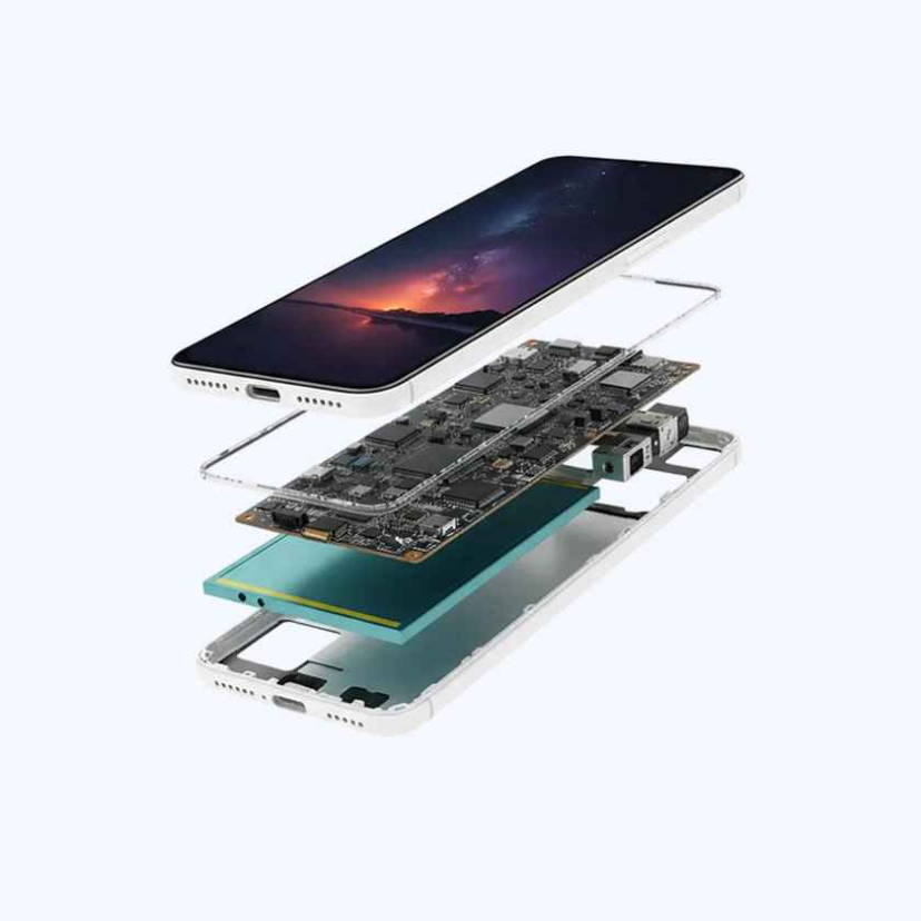 Смартфон Zyra Mobile A55G (белый, ОЗУ 12 ГБ, память 512 ГБ)