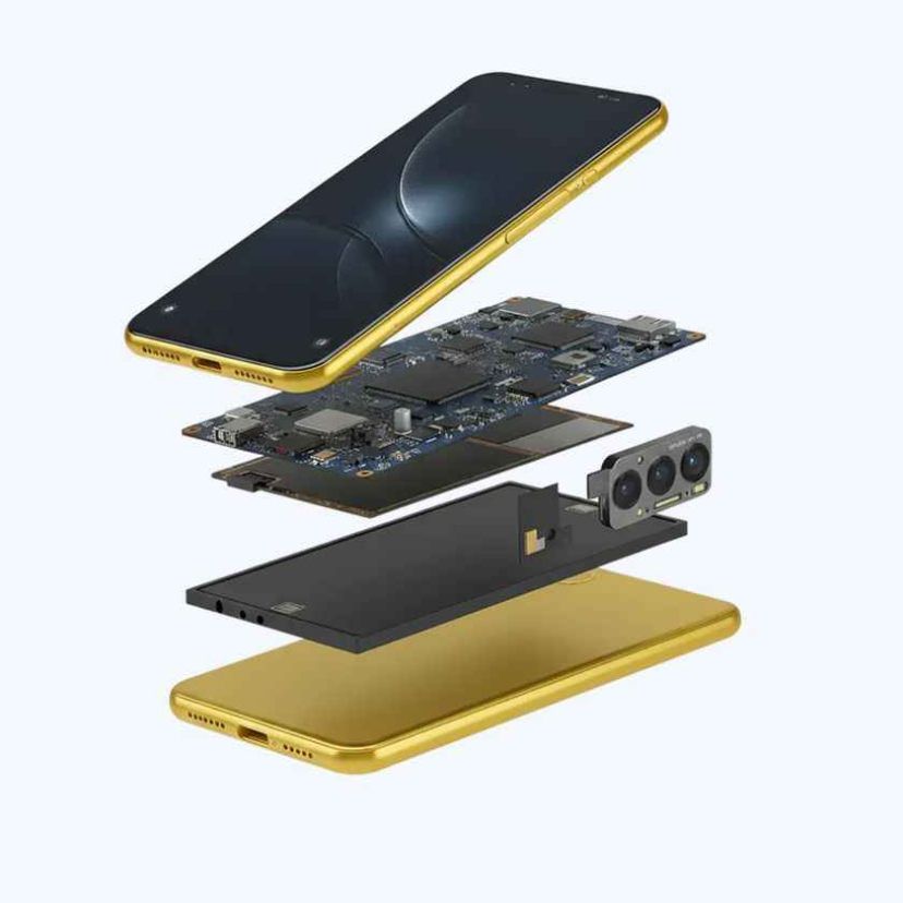 Смартфон Zyra Mobile X6-Y5 (желтый, ОЗУ 8 ГБ, память 256 ГБ)