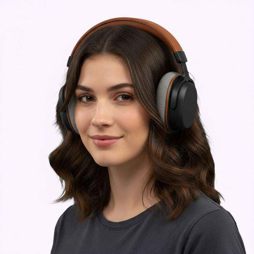 Наушники Glasium Wood Wireless Special Edition (Белый)